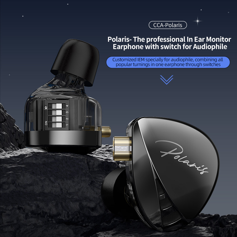 Sports Earphone Hook - CCA Polaris Kopfhörer HIFI Bass Ohrhörer