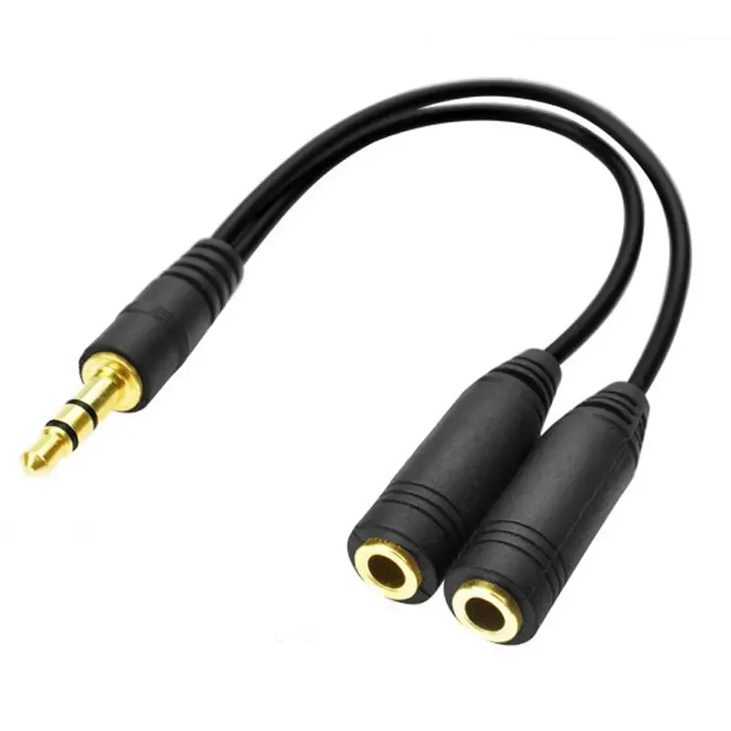 Cable Extension 3.5 - Kopfhörer-Splitter, 3,5-mm-Verlängerungskabel, Audio-Stereo-Y-Splitter (Hi-Fi-Sound), 3,5-mm-Stecker auf