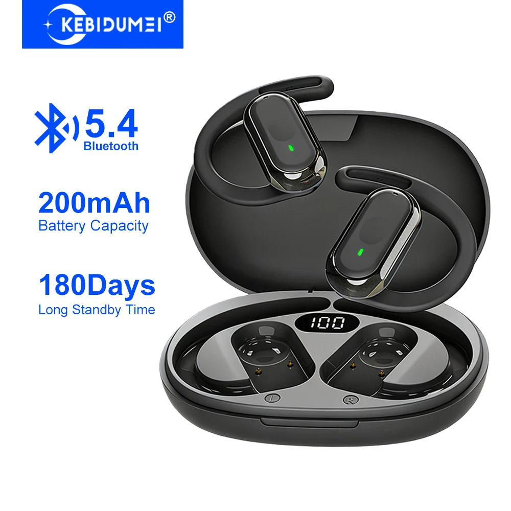 Sports Earphone Hook - KEBIDUMEI Open-Ear Bluetooth 5.4 Kopfhörer Ohrbügel