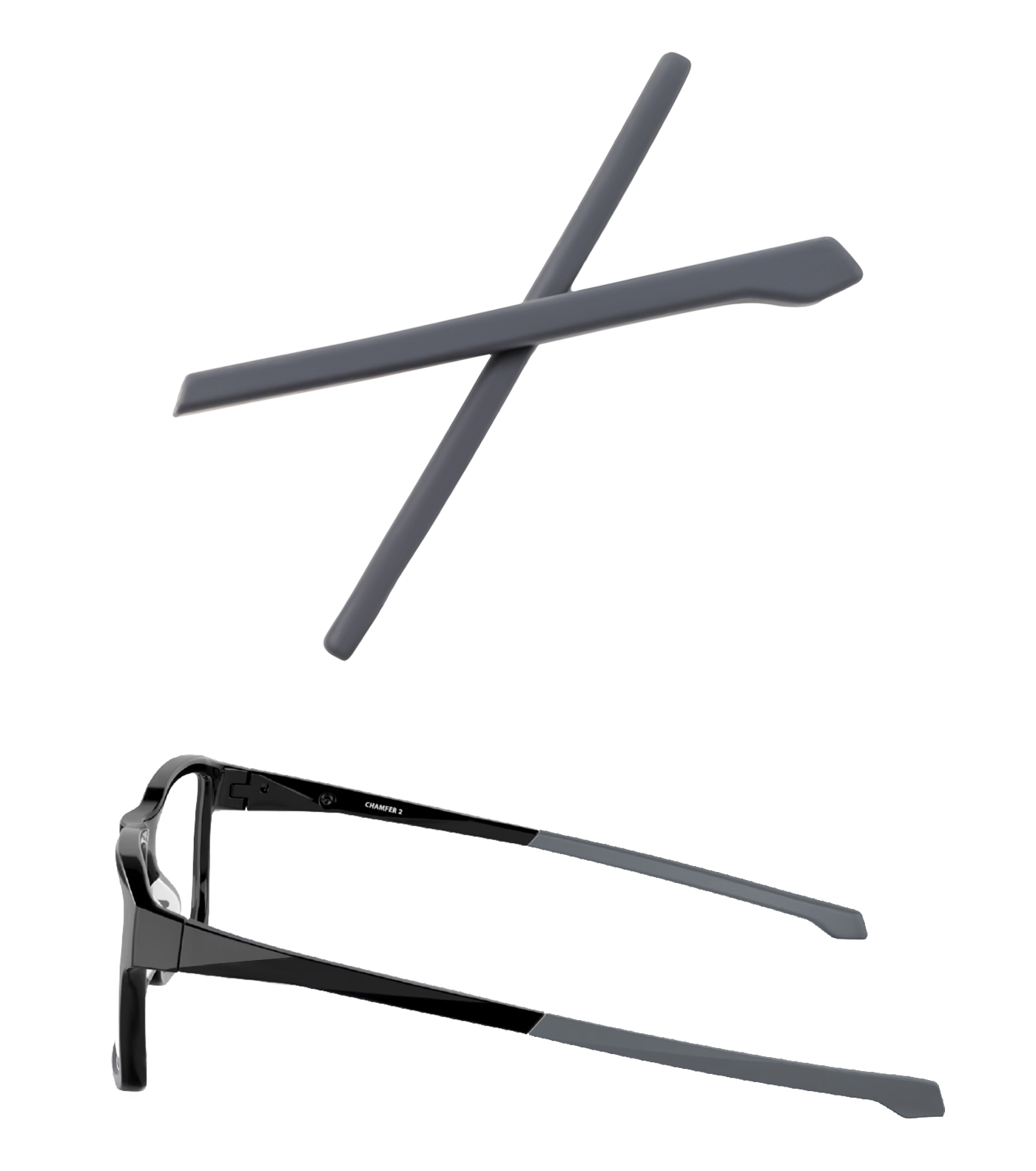 Silicone Ear Tip Replacement - Rutschfeste Ersatz-Ohrpolster für Oakley Chamfer OX8039