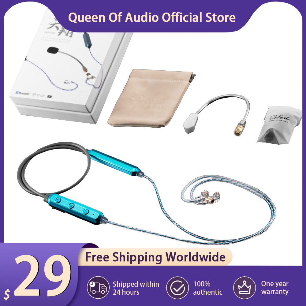 Wired Earphone Mic - Celest SkySoar Kopfhörerkabel, Nackenbügel, Bluetooth, mit