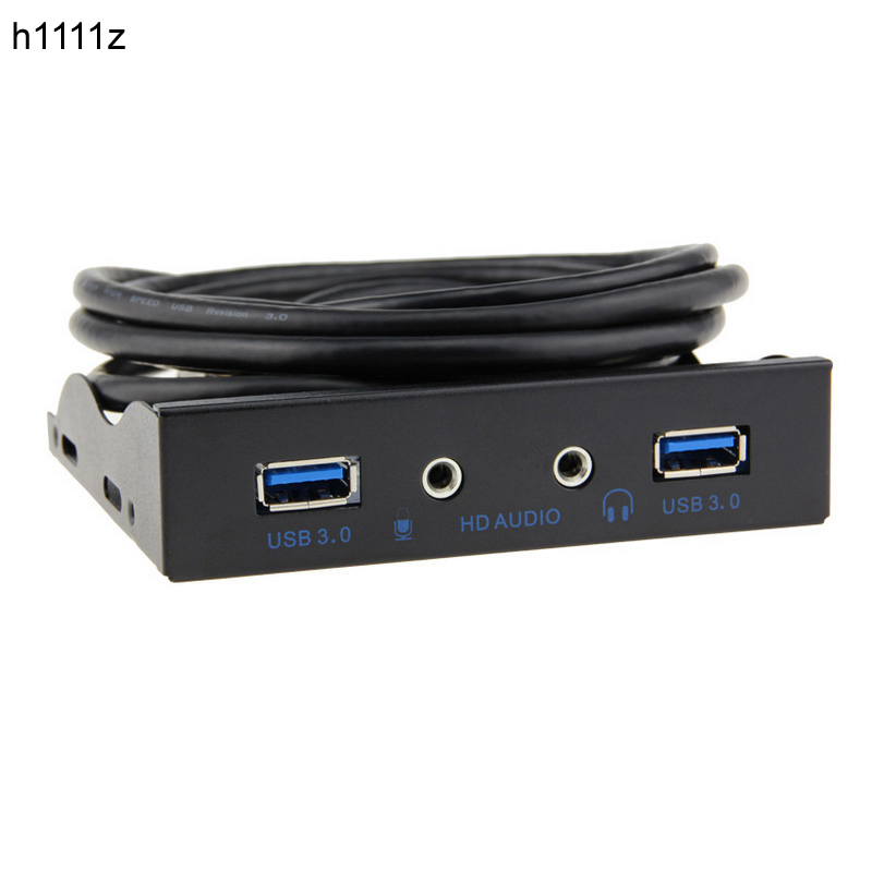 Earphone Splitter Jack - 2 Port USB 3.0 Hub Splitter