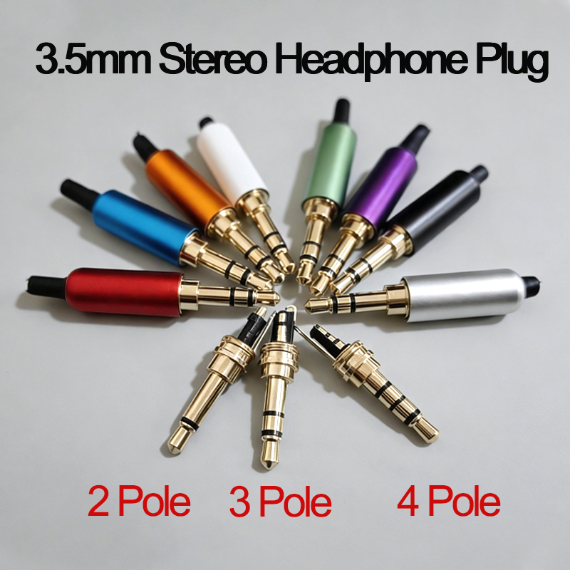 Audiophile Headphone Wired - 1 Stück 3,5-mm-Audio-Stecker, 2/3/4-polig, Kopfhöreranschluss, Stecker,