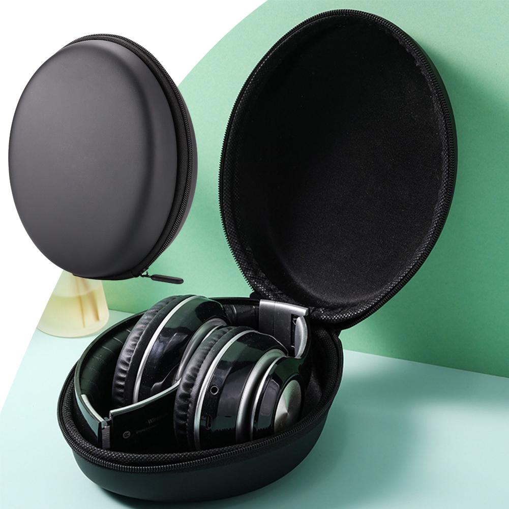 Headphone Case Hard - Kopfhörer Lagerung Fall PU Mini Durchführung