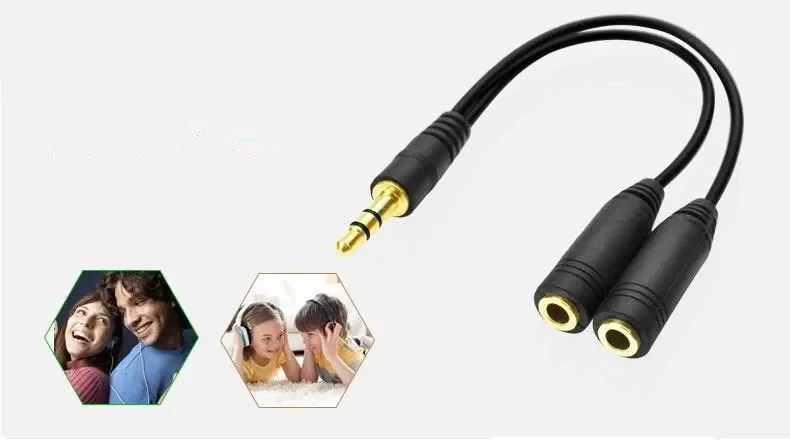 Kopfhörer-Splitter, 3,5-mm-Ver – Cable Extension 3.5 Bewertung und Preis