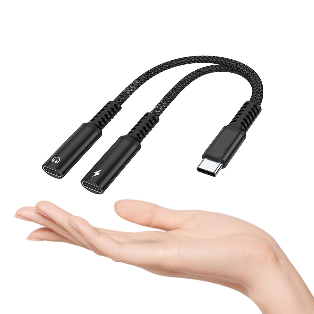 2-in-1 USB-C-Splitter zu Dual- – Earphone Splitter Jack Bewertung und Preis
