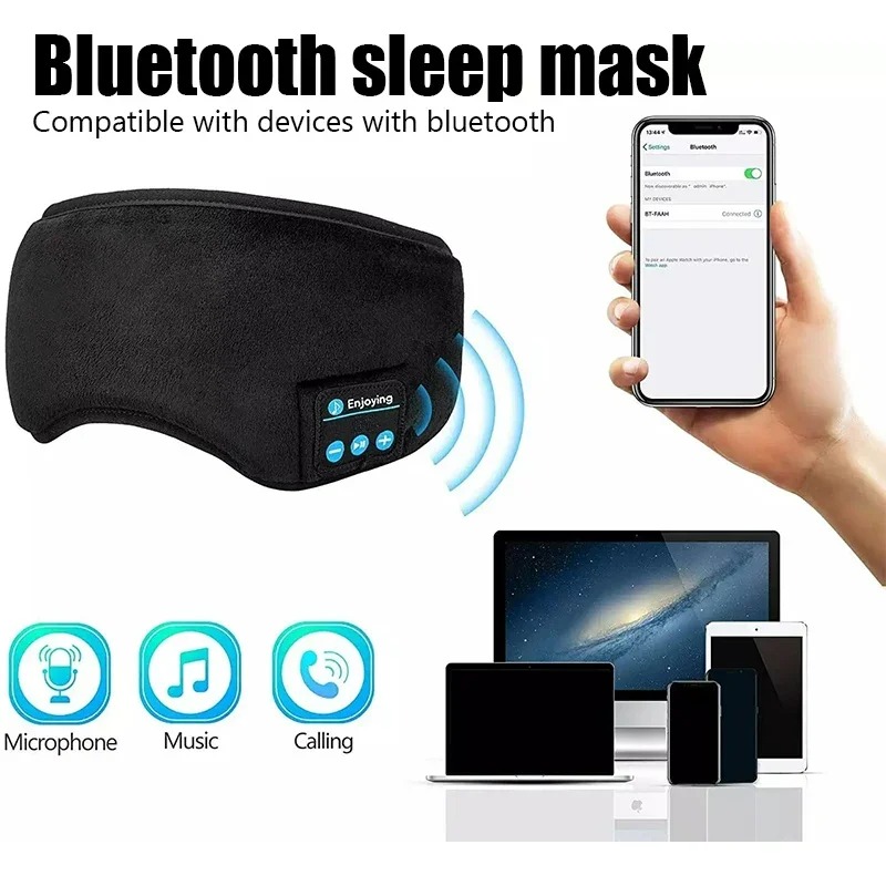 3D-Augenmaske mit Bluetooth-Ko – Bluetooth Headset On Ear Bewertung und Preis
