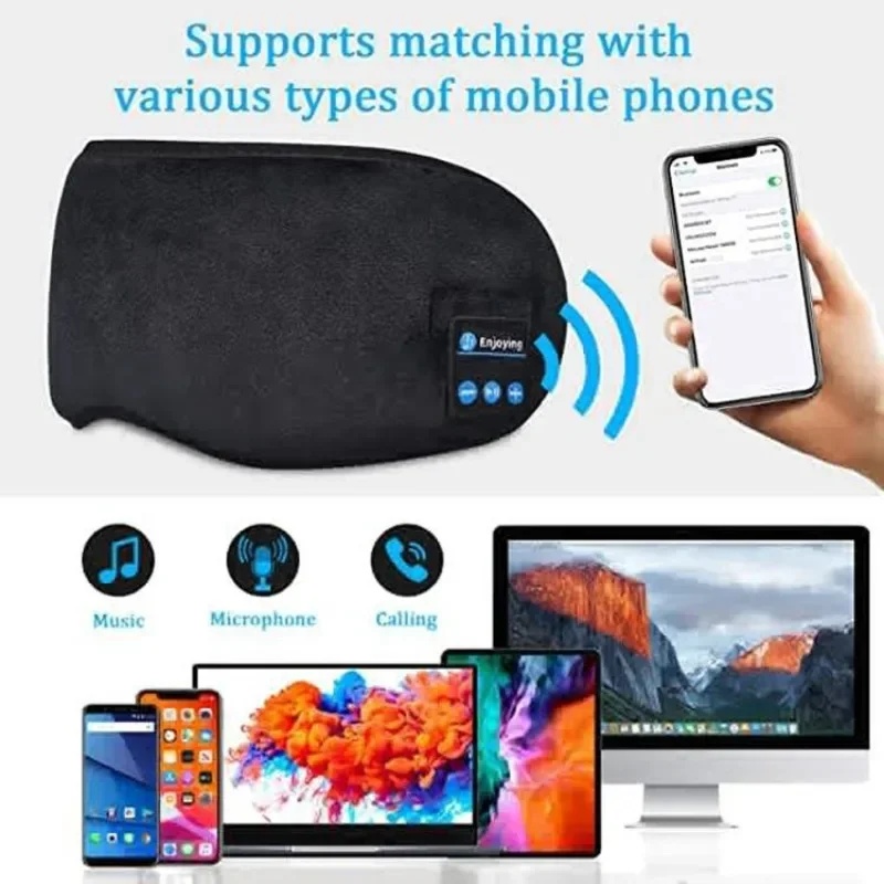 3D-Augenmaske mit Bluetooth-Ko – Bluetooth Headset On Ear Bewertung und Preis