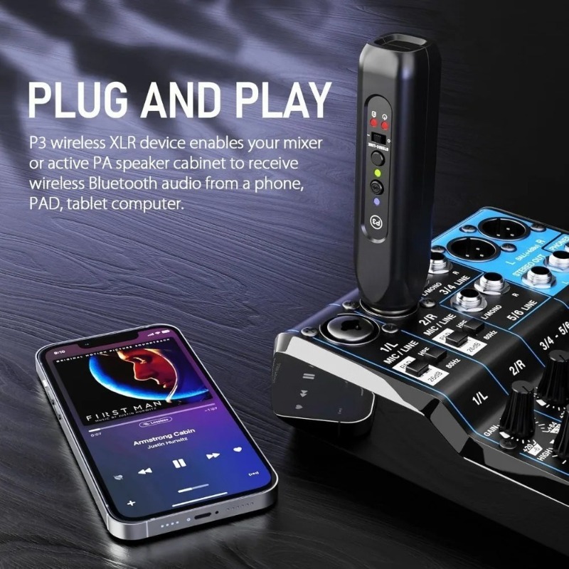 Kabelloser XLR-Bluetooth-Empfä – Bluetooth Adapter Receiver Bewertung und Preis