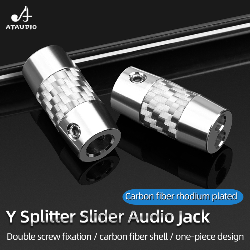 4 stücke Kohle faser y Splitte – Audio Splitter Y Bewertung und Preis
