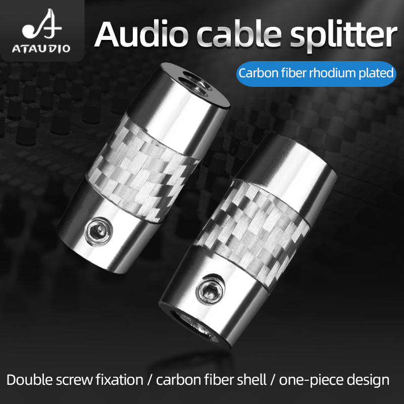 4 stücke Kohle faser y Splitte – Audio Splitter Y Bewertung und Preis