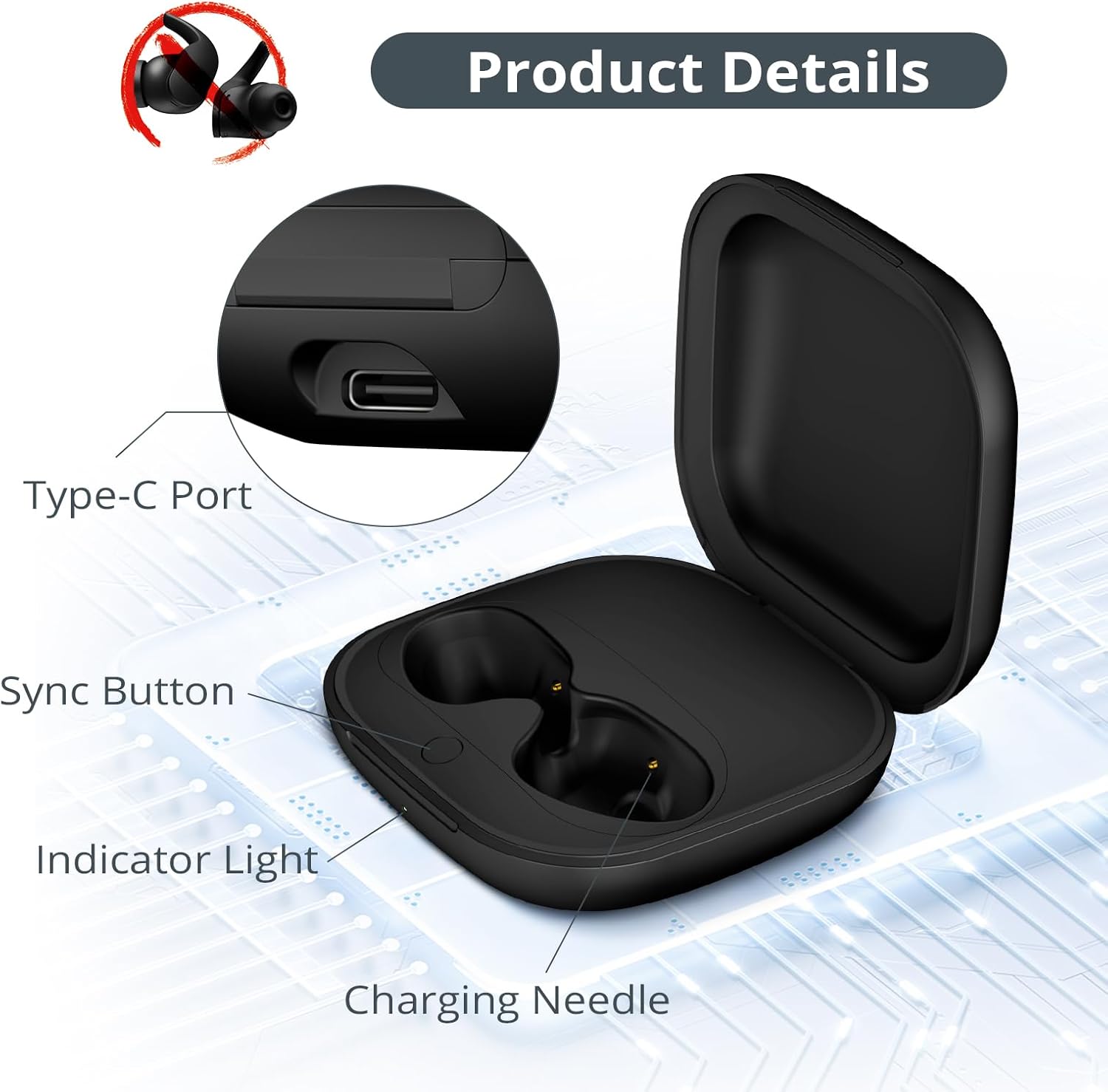 700-mAh-Akku, Ladebox für Kopf – Earbuds Charging Case Bewertung und Preis