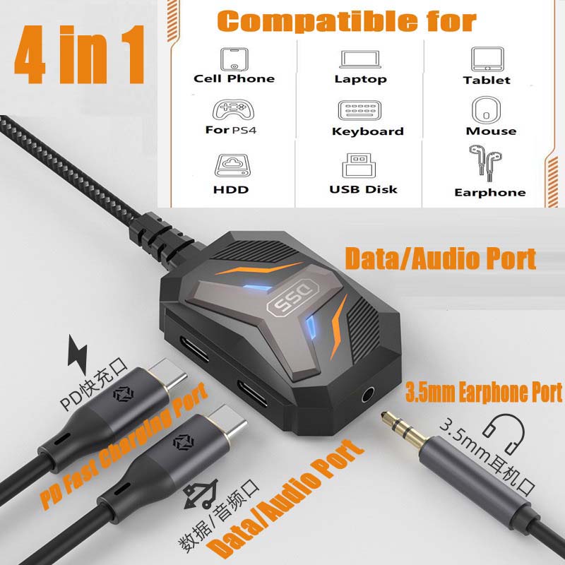 Typ-C-Splitter USB-C auf 3,5mm – Earphone Splitter Jack Bewertung und Preis