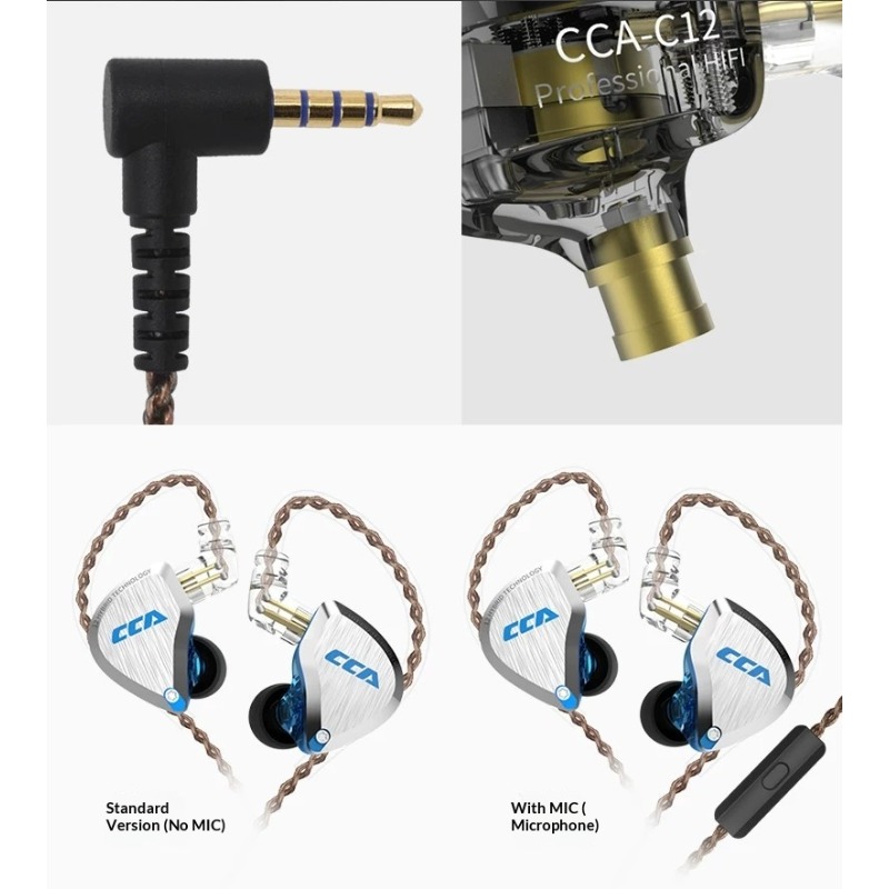 CCA C12 Kopfhörer Hi-Fi Audiop – Audiophile Headphone Wired Bewertung und Preis