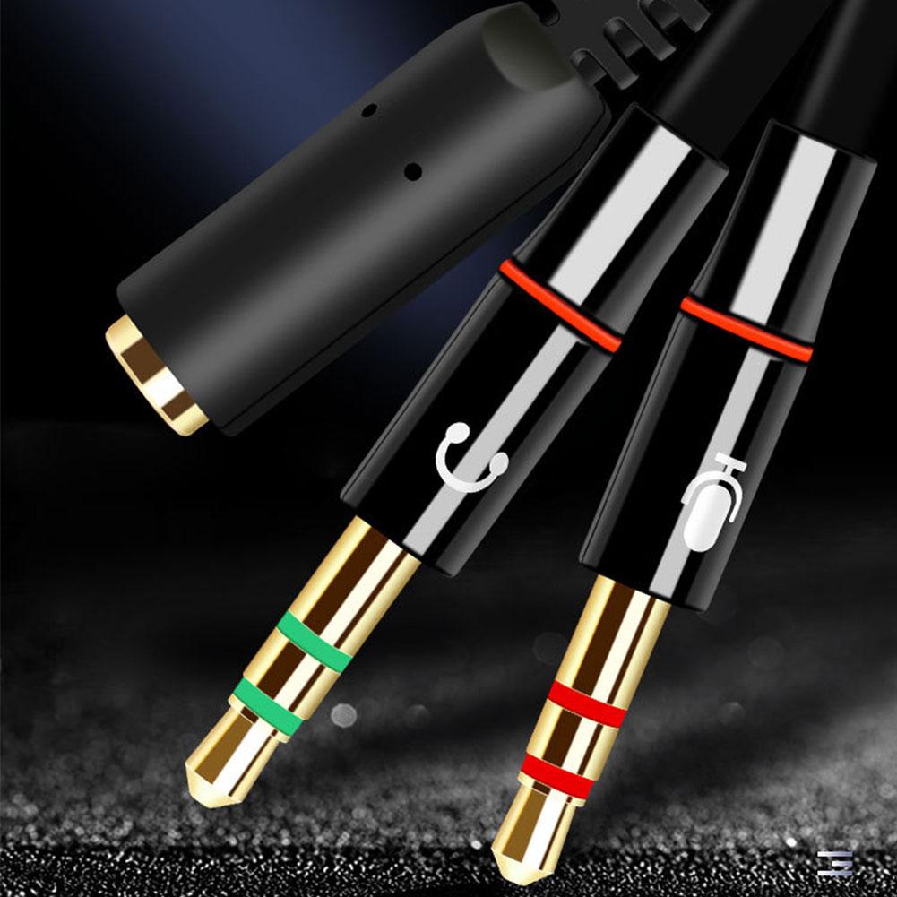 Kopfhörer-Mikrofon-Audio-Konve – Audio Splitter Y Bewertung und Preis