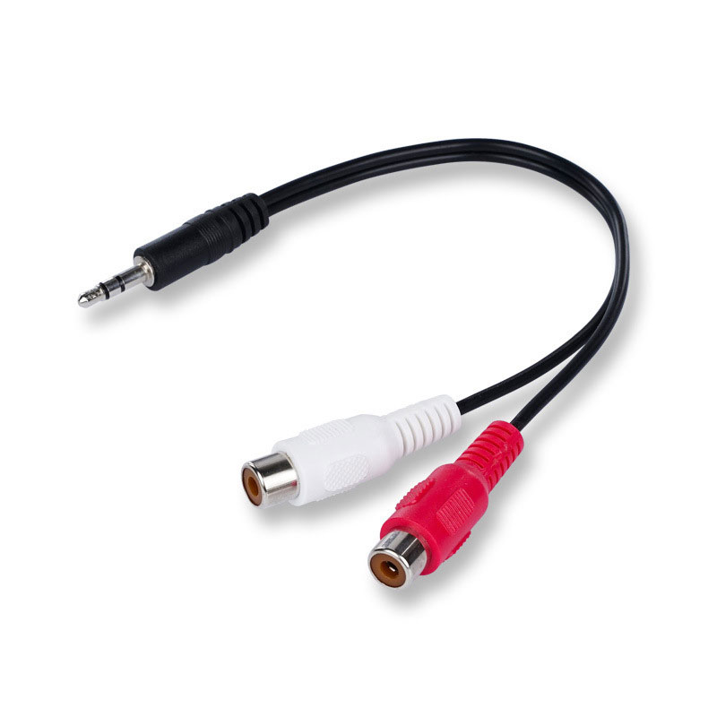 3,5 Jack Stecker auf 2RCA 2AV  – Earphone Splitter Jack Bewertung und Preis