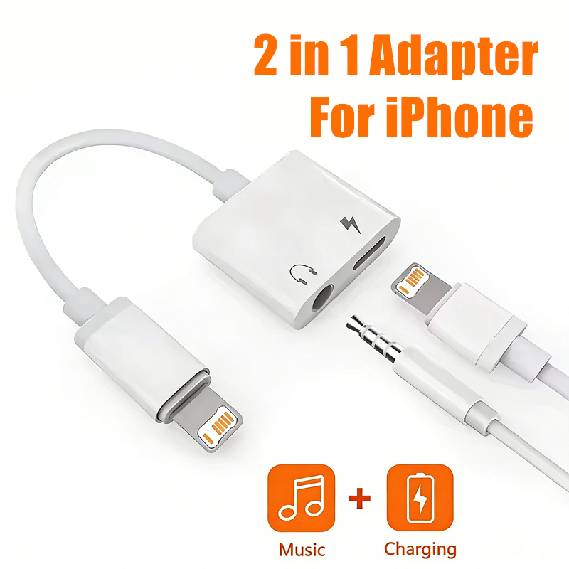 2-in-1 iOS zu 3,5mm Klinke Aud – Earphone Splitter Jack Bewertung und Preis